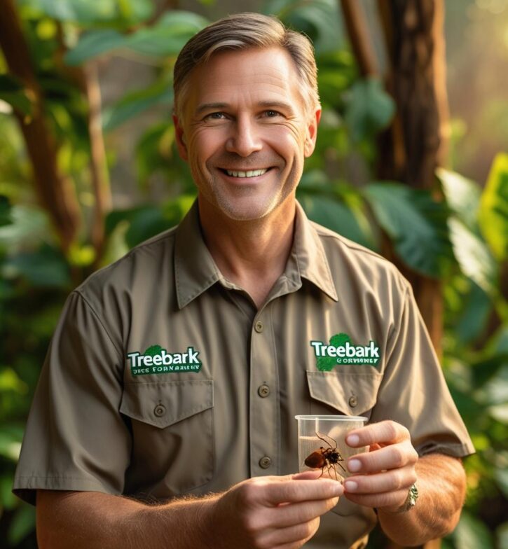 I need a banner image of pest control expert from Treebark company look snatural (1)